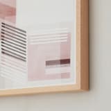"Intermission" - Art Print in Rose by Francesca Iannaccone - Frame Close-up