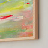 "Lucid" - Art Print in Lemon by Lindsay Megahed - Frame Close-up