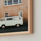 "Full Heart, Full of Chilies " - Art Print in terra cotta by Alison Holcomb - Frame Close-up