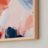"At The Rooftop No.1" - Art Print in Terracotta by Parima Studio - Frame Close-up