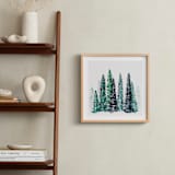 "Scenic Route" - Art Print in White by Kelsey McNatt - In a Room