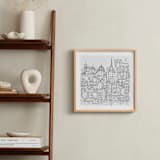 "Study Abroad" - Art Print in White by Krissy Bengtson - In a Room