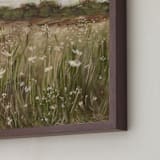 "Field of Lace" - Art Print in Terre Verte by Lorent and Leif - Frame Close-up