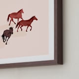 "Howdy Partner 2" - Art Print in Cream by Gabrielle Neil - Frame Close-up