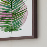 "spotlight - sago palm" - Art Print in palm frond by Kiana Lee - Frame Close-up