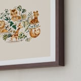 "Wild" - Art Print in Sand by Vivian Yiwing - Frame Close-up