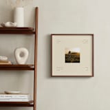 "Modern Square: Square Framed Photo" - Framed Photo in Cream by Ellen Schlegelmilch - In a Room
