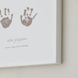 "Handprints: Custom Print" - Custom Print in Mink by Minted - Frame Close-up