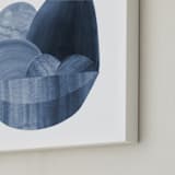 "Precipice 2" - Art Print in Deep Sea by Olivia Raufman - Frame Close-up