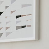 "Insight" - Art Print in Desert rose by Jennifer Morehead - Frame Close-up