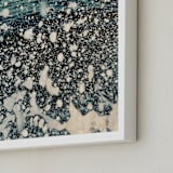 "Seaside #48" - Art Print in Ocean Green by Tal Paz-Fridman - Frame Close-up