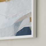 "Holding On" - Art Print in Denim by Melanie Severin - Frame Close-up