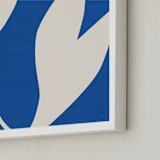 "Glide" - Art Print in Cobalt by Anda Safta - Frame Close-up