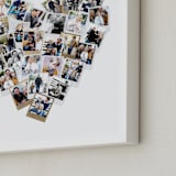 "Heart Snapshot Mix®" - Foil Framed Photo in Gold by Minted - Frame Close-up
