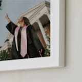 "The Big Picture: Graduation Framed Photo" - Framed Photo in White by Minted - Frame Close-up