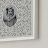 "Pendant" - Framed Photo in Sapphire by Grae - Frame Close-up