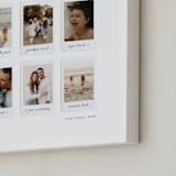 "Six Photo: Square Framed Photo" - Framed Photo in White by Olivia Kanaley Inman - Frame Close-up
