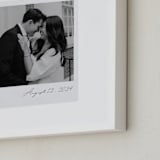 "Classic Snap: Square Framed Photo" - Framed Photo in Noir by Minted - Frame Close-up