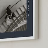"Contemporary Typo: Square Framed Photo" - Framed Photo in Midnight by Lucrecia Caporale - Frame Close-up