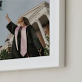 "The Big Picture: Graduation Framed Photo" - Framed Photo in White by Minted - Frame Close-up