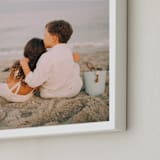 "The Big Picture: Square Framed Photo" - Framed Photo in White by Minted - Frame Close-up