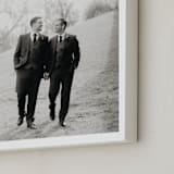 "The Big Picture: Valentine's Framed Photo" - Framed Photo in White by Minted - Frame Close-up