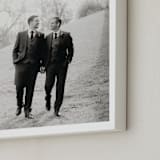 "The Big Picture: Valentine's Framed Photo" - Framed Photo in White by Minted - Frame Close-up