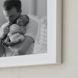"The Big Picture: Father's Day Framed Photo" - Framed Photo in White by Minted - Frame Close-up