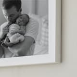 "The Big Picture: Father's Day Framed Photo" - Framed Photo in White by Minted - Frame Close-up