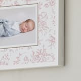 "Dreamy Toile" - Framed Photo in Petal by Teju Reval - Frame Close-up