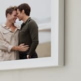 "The Big Picture: Valentine's Framed Photo" - Framed Photo in White by Minted - Frame Close-up