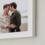 "The Big Picture: Valentine's Framed Photo" - Framed Photo in White by Minted - Frame Close-up