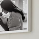 "The Big Picture: Mother's Day Framed Photo" - Framed Photo in White by Minted - Frame Close-up