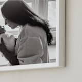 "The Big Picture: Mother's Day Framed Photo" - Framed Photo in White by Minted - Frame Close-up