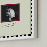 "Checkmate" - Framed Photo in Greenie by Helena Vitto - Frame Close-up