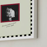 "Checkmate" - Framed Photo in Greenie by Helena Vitto - Frame Close-up