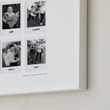 "Four Photo: Square Framed Photo" - Framed Photo in White by Olivia Kanaley Inman - Frame Close-up