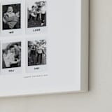 "Four Photo: Square Framed Photo" - Framed Photo in White by Olivia Kanaley Inman - Frame Close-up