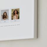 "Two Photo: Square Framed Photo" - Framed Photo in White by Olivia Kanaley Inman - Frame Close-up