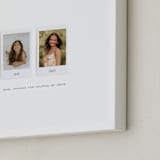 "Two Photo: Square Framed Photo" - Framed Photo in White by Olivia Kanaley Inman - Frame Close-up