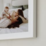 "The Big Picture: Mother's Day Framed Photo" - Framed Photo in White by Minted - Frame Close-up