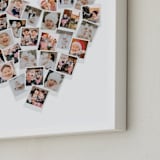 "Holiday Heart Snapshot Mix®: Framed Photo" - Framed Photo in White by Minted - Frame Close-up