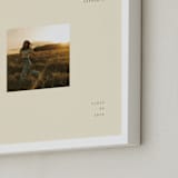 "Modern Square: Square Framed Photo" - Framed Photo in Cream by Ellen Schlegelmilch - Frame Close-up