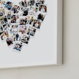 "Heart Snapshot Mix® Photo Art" - Framed Photo in White by Minted - Frame Close-up