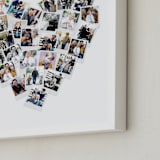 "Heart Snapshot Mix® Photo Art" - Framed Photo in White by Minted - Frame Close-up
