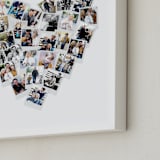 "Heart Snapshot Mix® Photo Art" - Framed Photo in White by Minted - Frame Close-up
