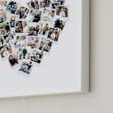 "Heart Snapshot Mix® Photo Art" - Framed Photo in White by Minted - Frame Close-up