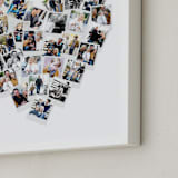 "Heart Snapshot Mix® Photo Art" - Framed Photo in White by Minted - Frame Close-up