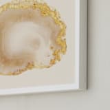 "Rocks & Minerals 2" - Art Print in Peach by Baumbirdy - Frame Close-up