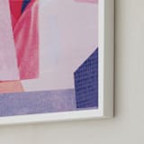 "Sunset at the Beach" - Art Print in Lilac Pink by cassie adams - Frame Close-up